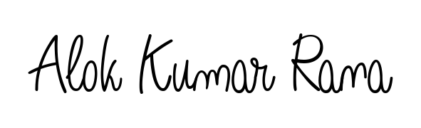 The Angelique-Rose-font-FFP font gives name Alok Kumar Rana a signature that looks effortless yet distinguished. Download high-res PNG instantly. Alok Kumar Rana signature style 5 images and pictures png