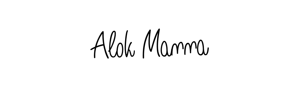 How to make Alok Manna signature? Angelique-Rose-font-FFP is a professional autograph style. Create handwritten signature for Alok Manna name. Alok Manna signature style 5 images and pictures png