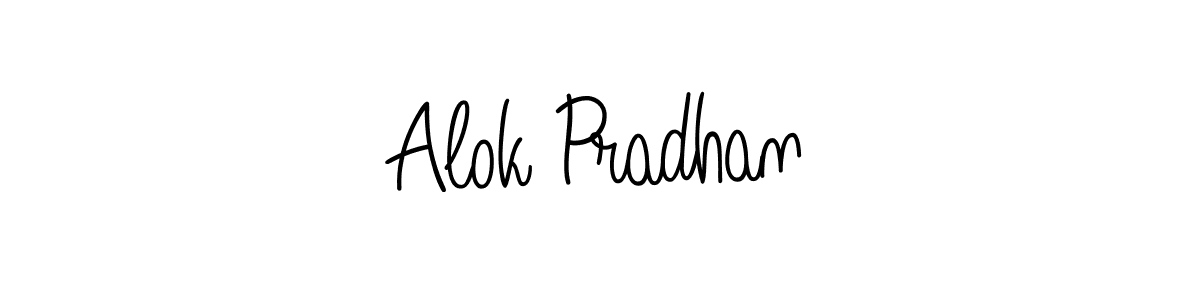 Also we have Alok Pradhan name is the best signature style. Create professional handwritten signature collection using Angelique-Rose-font-FFP autograph style. Alok Pradhan signature style 5 images and pictures png