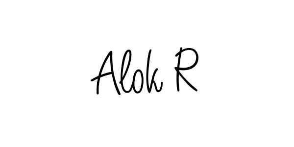 This is the best signature style for the Alok R name. Also you like these signature font (Angelique-Rose-font-FFP). Mix name signature. Alok R signature style 5 images and pictures png