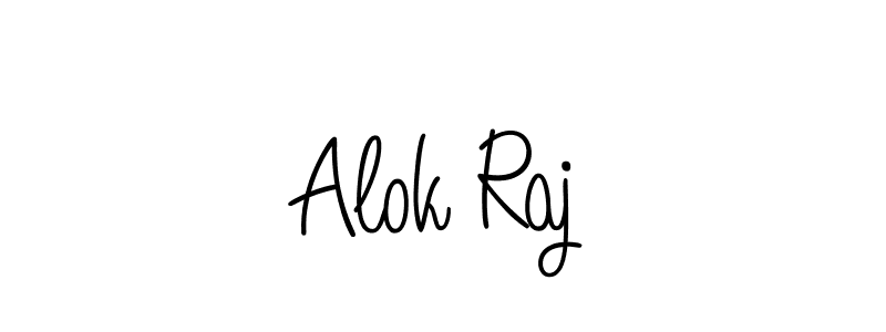 Alok Raj stylish signature style. Best Handwritten Sign (Angelique-Rose-font-FFP) for my name. Handwritten Signature Collection Ideas for my name Alok Raj. Alok Raj signature style 5 images and pictures png