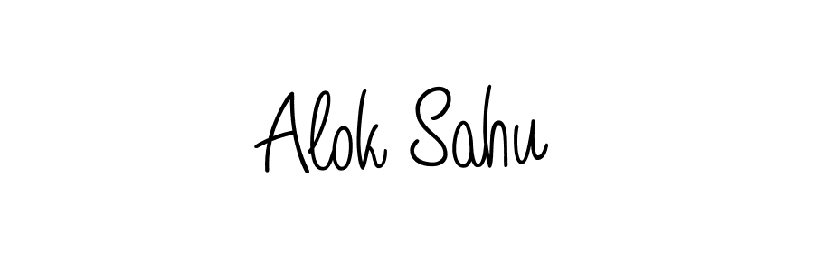 if you are searching for the best signature style for your name Alok Sahu. so please give up your signature search. here we have designed multiple signature styles  using Angelique-Rose-font-FFP. Alok Sahu signature style 5 images and pictures png