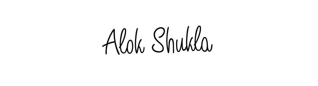 How to make Alok Shukla signature? Angelique-Rose-font-FFP is a professional autograph style. Create handwritten signature for Alok Shukla name. Alok Shukla signature style 5 images and pictures png