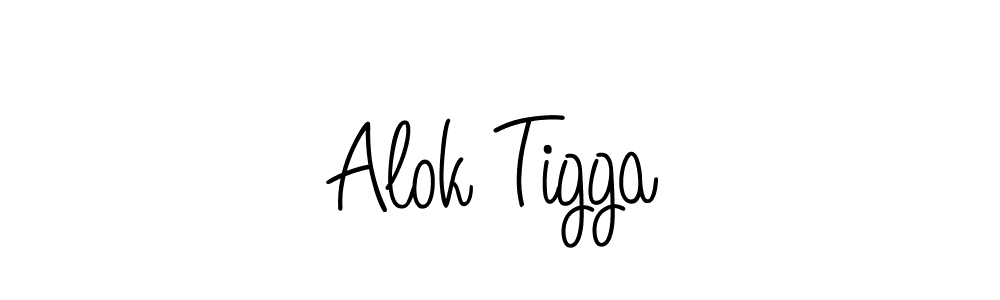 How to Draw Alok Tigga signature style? Angelique-Rose-font-FFP is a latest design signature styles for name Alok Tigga. Alok Tigga signature style 5 images and pictures png