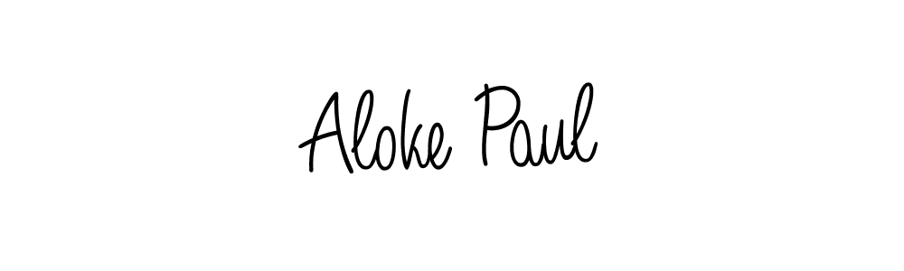 How to Draw Aloke Paul signature style? Angelique-Rose-font-FFP is a latest design signature styles for name Aloke Paul. Aloke Paul signature style 5 images and pictures png