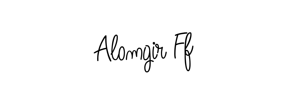 How to make Alomgir Ff signature? Angelique-Rose-font-FFP is a professional autograph style. Create handwritten signature for Alomgir Ff name. Alomgir Ff signature style 5 images and pictures png