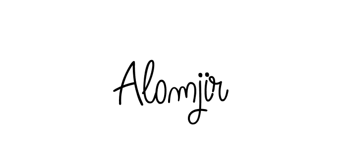 Angelique-Rose-font-FFP is a professional signature style that is perfect for those who want to add a touch of class to their signature. It is also a great choice for those who want to make their signature more unique. Get Alomjir name to fancy signature for free. Alomjir signature style 5 images and pictures png