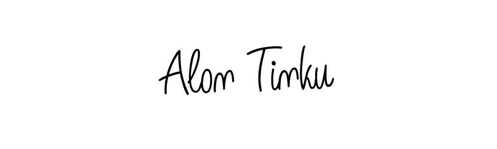 Best and Professional Signature Style for Alon Tinku. Angelique-Rose-font-FFP Best Signature Style Collection. Alon Tinku signature style 5 images and pictures png