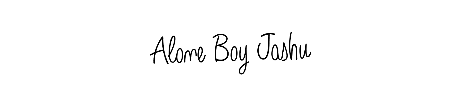 Once you've used our free online signature maker to create your best signature Angelique-Rose-font-FFP style, it's time to enjoy all of the benefits that Alone Boy Jashu name signing documents. Alone Boy Jashu signature style 5 images and pictures png