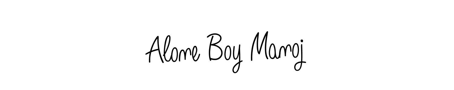 Make a beautiful signature design for name Alone Boy Manoj. Use this online signature maker to create a handwritten signature for free. Alone Boy Manoj signature style 5 images and pictures png
