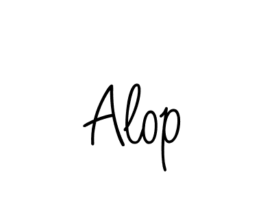 The best way (Angelique-Rose-font-FFP) to make a short signature is to pick only two or three words in your name. The name Alop include a total of six letters. For converting this name. Alop signature style 5 images and pictures png