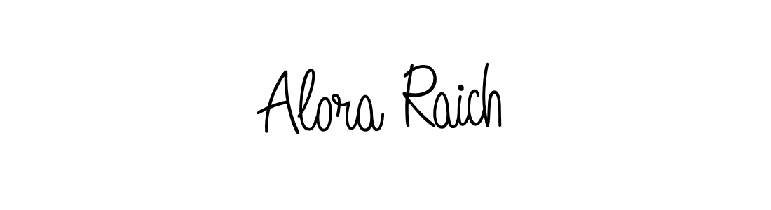 if you are searching for the best signature style for your name Alora Raich. so please give up your signature search. here we have designed multiple signature styles  using Angelique-Rose-font-FFP. Alora Raich signature style 5 images and pictures png