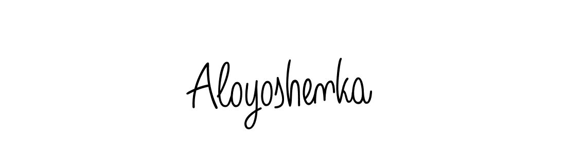 Also You can easily find your signature by using the search form. We will create Aloyoshenka name handwritten signature images for you free of cost using Angelique-Rose-font-FFP sign style. Aloyoshenka signature style 5 images and pictures png