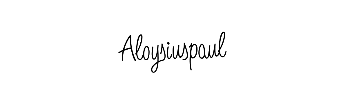 Make a beautiful signature design for name Aloysiuspaul. Use this online signature maker to create a handwritten signature for free. Aloysiuspaul signature style 5 images and pictures png