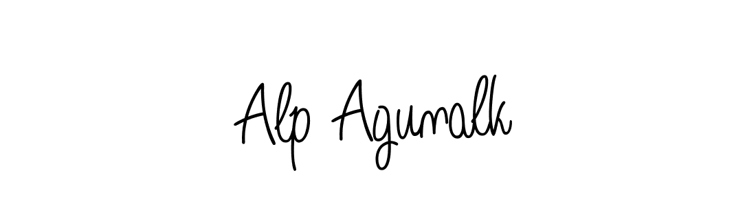 Make a short Alp Agunalk signature style. Manage your documents anywhere anytime using Angelique-Rose-font-FFP. Create and add eSignatures, submit forms, share and send files easily. Alp Agunalk signature style 5 images and pictures png