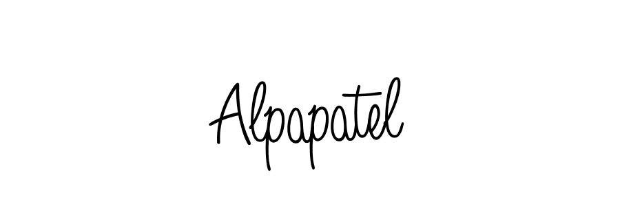 How to Draw Alpapatel signature style? Angelique-Rose-font-FFP is a latest design signature styles for name Alpapatel. Alpapatel signature style 5 images and pictures png