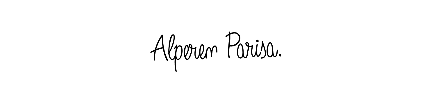 Also You can easily find your signature by using the search form. We will create Alperen Parisa. name handwritten signature images for you free of cost using Angelique-Rose-font-FFP sign style. Alperen Parisa. signature style 5 images and pictures png