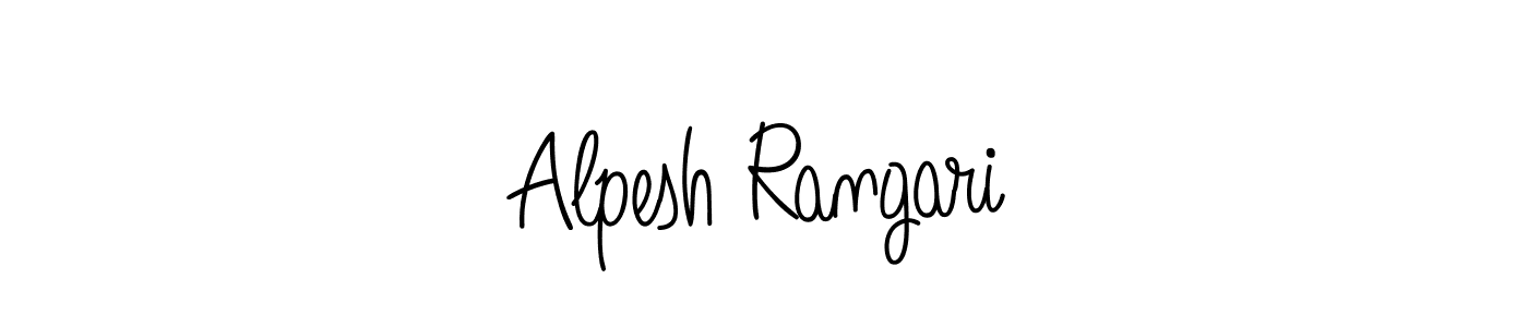 Here are the top 10 professional signature styles for the name Alpesh Rangari. These are the best autograph styles you can use for your name. Alpesh Rangari signature style 5 images and pictures png