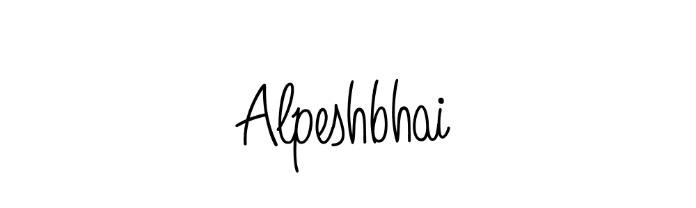 The best way (Angelique-Rose-font-FFP) to make a short signature is to pick only two or three words in your name. The name Alpeshbhai include a total of six letters. For converting this name. Alpeshbhai signature style 5 images and pictures png