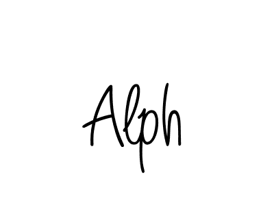 You should practise on your own different ways (Angelique-Rose-font-FFP) to write your name (Alph) in signature. don't let someone else do it for you. Alph signature style 5 images and pictures png