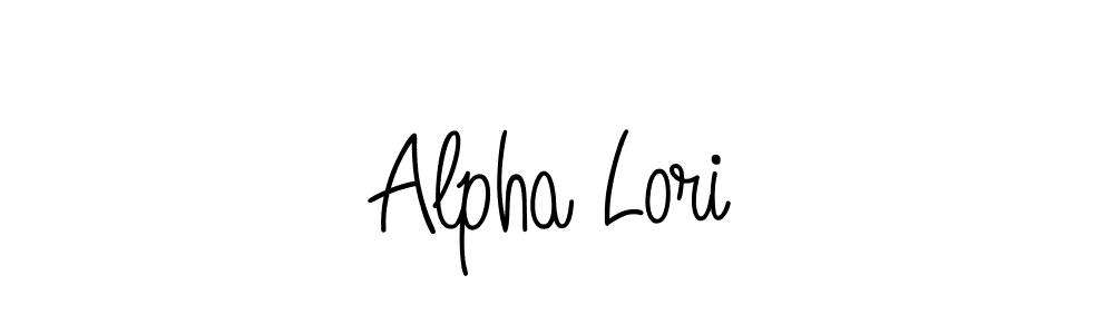 The best way (Angelique-Rose-font-FFP) to make a short signature is to pick only two or three words in your name. The name Alpha Lori include a total of six letters. For converting this name. Alpha Lori signature style 5 images and pictures png