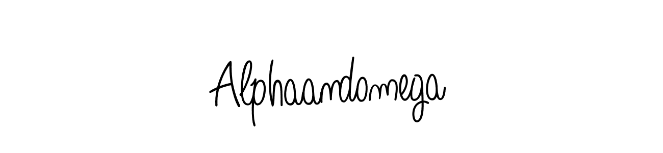 You should practise on your own different ways (Angelique-Rose-font-FFP) to write your name (Alphaandomega) in signature. don't let someone else do it for you. Alphaandomega signature style 5 images and pictures png