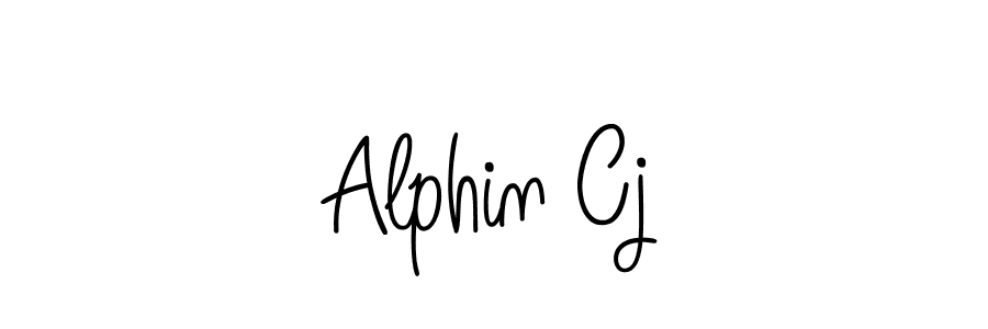 Design your own signature with our free online signature maker. With this signature software, you can create a handwritten (Angelique-Rose-font-FFP) signature for name Alphin Cj. Alphin Cj signature style 5 images and pictures png