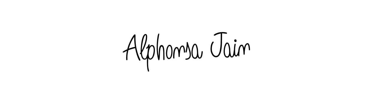 Once you've used our free online signature maker to create your best signature Angelique-Rose-font-FFP style, it's time to enjoy all of the benefits that Alphonsa Jain name signing documents. Alphonsa Jain signature style 5 images and pictures png