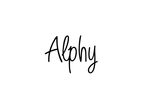 Create a beautiful signature design for name Alphy. With this signature (Angelique-Rose-font-FFP) fonts, you can make a handwritten signature for free. Alphy signature style 5 images and pictures png