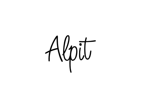 How to make Alpit signature? Angelique-Rose-font-FFP is a professional autograph style. Create handwritten signature for Alpit name. Alpit signature style 5 images and pictures png