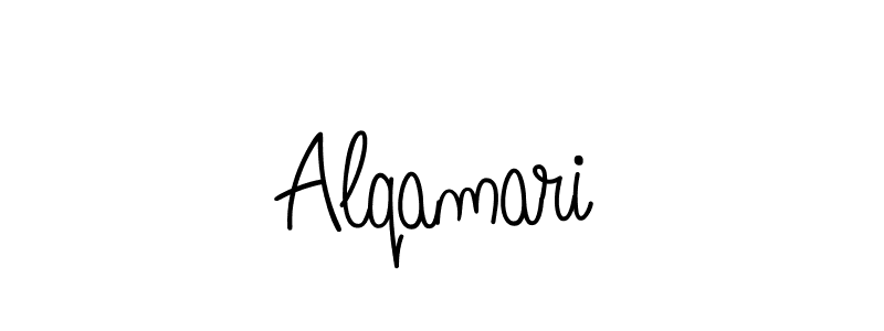 Design your own signature with our free online signature maker. With this signature software, you can create a handwritten (Angelique-Rose-font-FFP) signature for name Alqamari. Alqamari signature style 5 images and pictures png
