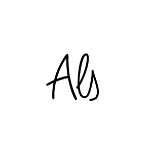 Also You can easily find your signature by using the search form. We will create Als name handwritten signature images for you free of cost using Angelique-Rose-font-FFP sign style. Als signature style 5 images and pictures png