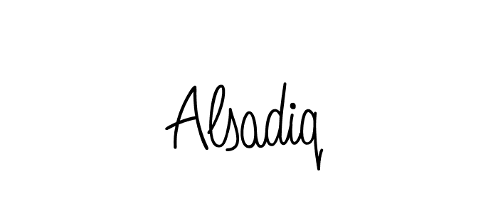 Once you've used our free online signature maker to create your best signature Angelique-Rose-font-FFP style, it's time to enjoy all of the benefits that Alsadiq name signing documents. Alsadiq signature style 5 images and pictures png