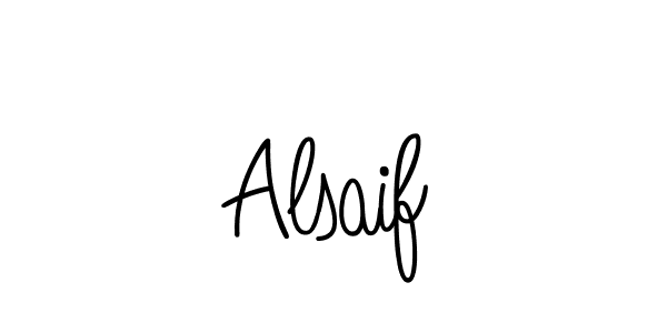 How to make Alsaif name signature. Use Angelique-Rose-font-FFP style for creating short signs online. This is the latest handwritten sign. Alsaif signature style 5 images and pictures png