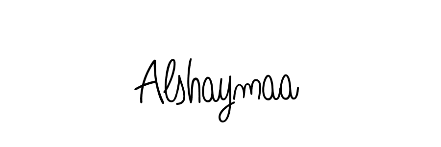 The best way (Angelique-Rose-font-FFP) to make a short signature is to pick only two or three words in your name. The name Alshaymaa include a total of six letters. For converting this name. Alshaymaa signature style 5 images and pictures png
