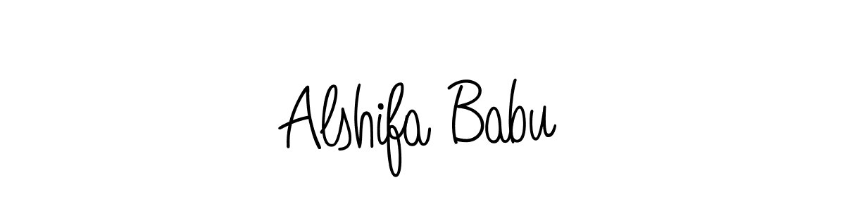 Similarly Angelique-Rose-font-FFP is the best handwritten signature design. Signature creator online .You can use it as an online autograph creator for name Alshifa Babu. Alshifa Babu signature style 5 images and pictures png