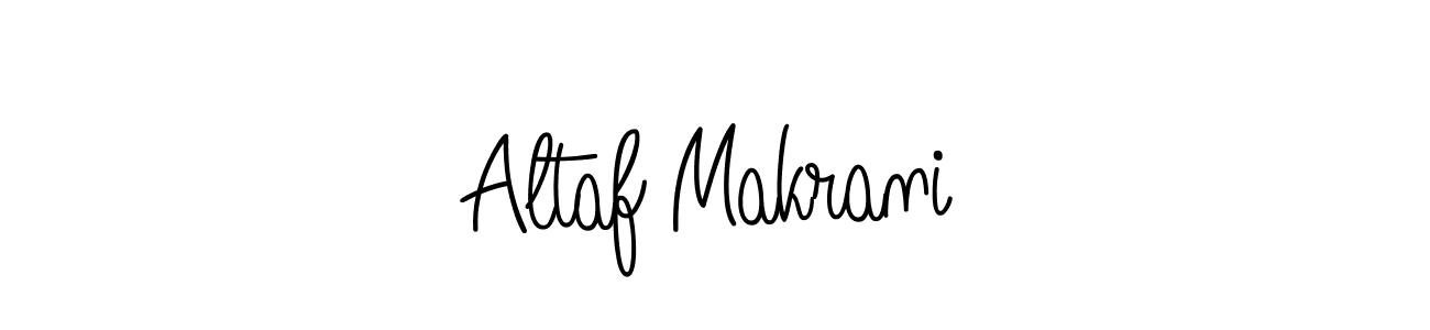 How to make Altaf Makrani name signature. Use Angelique-Rose-font-FFP style for creating short signs online. This is the latest handwritten sign. Altaf Makrani signature style 5 images and pictures png