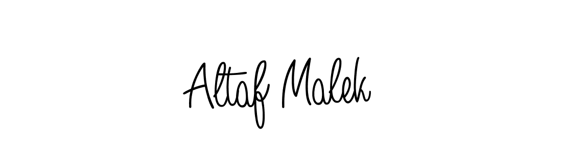 Use a signature maker to create a handwritten signature online. With this signature software, you can design (Angelique-Rose-font-FFP) your own signature for name Altaf Malek. Altaf Malek signature style 5 images and pictures png