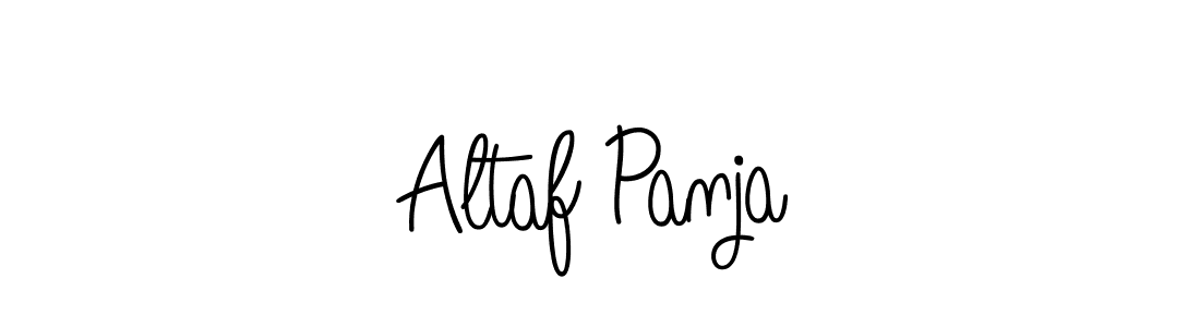 Use a signature maker to create a handwritten signature online. With this signature software, you can design (Angelique-Rose-font-FFP) your own signature for name Altaf Panja. Altaf Panja signature style 5 images and pictures png