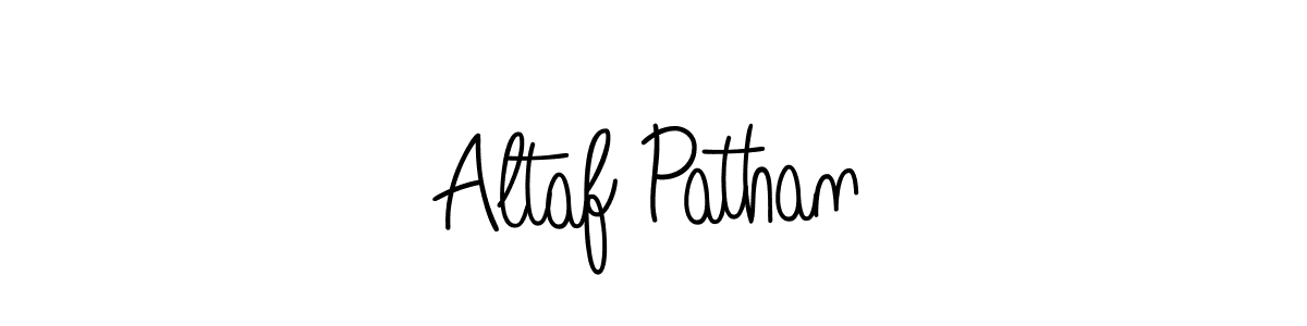 How to make Altaf Pathan name signature. Use Angelique-Rose-font-FFP style for creating short signs online. This is the latest handwritten sign. Altaf Pathan signature style 5 images and pictures png