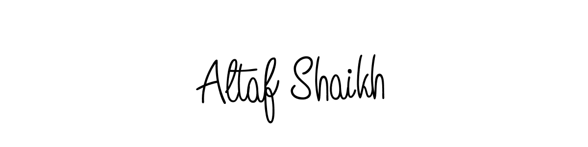 Design your own signature with our free online signature maker. With this signature software, you can create a handwritten (Angelique-Rose-font-FFP) signature for name Altaf Shaikh. Altaf Shaikh signature style 5 images and pictures png