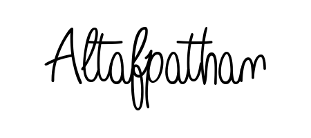Create your official email sign-off with Altafpathan name in Angelique-Rose-font-FFP style. Crisp, clean, and perfectly legible across all screens. Altafpathan signature style 5 images and pictures png