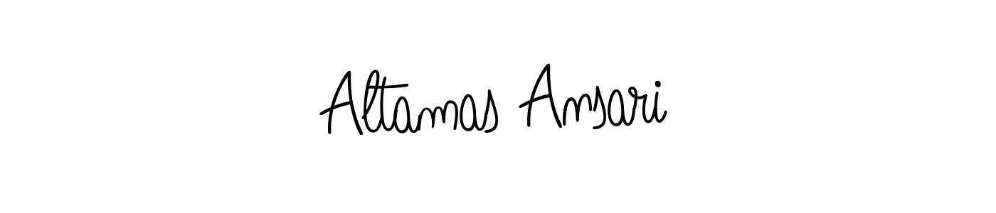 How to Draw Altamas Ansari signature style? Angelique-Rose-font-FFP is a latest design signature styles for name Altamas Ansari. Altamas Ansari signature style 5 images and pictures png