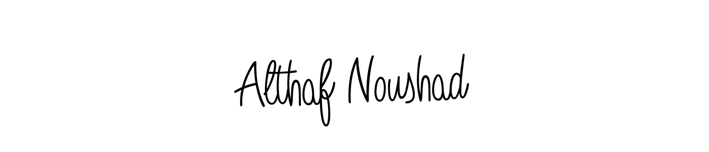 if you are searching for the best signature style for your name Althaf Noushad. so please give up your signature search. here we have designed multiple signature styles  using Angelique-Rose-font-FFP. Althaf Noushad signature style 5 images and pictures png