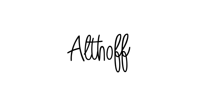 How to Draw Althoff signature style? Angelique-Rose-font-FFP is a latest design signature styles for name Althoff. Althoff signature style 5 images and pictures png