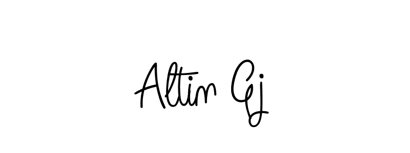 The best way (Angelique-Rose-font-FFP) to make a short signature is to pick only two or three words in your name. The name Altin Gj include a total of six letters. For converting this name. Altin Gj signature style 5 images and pictures png