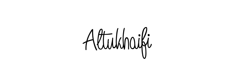 How to make Altukhaifi name signature. Use Angelique-Rose-font-FFP style for creating short signs online. This is the latest handwritten sign. Altukhaifi signature style 5 images and pictures png