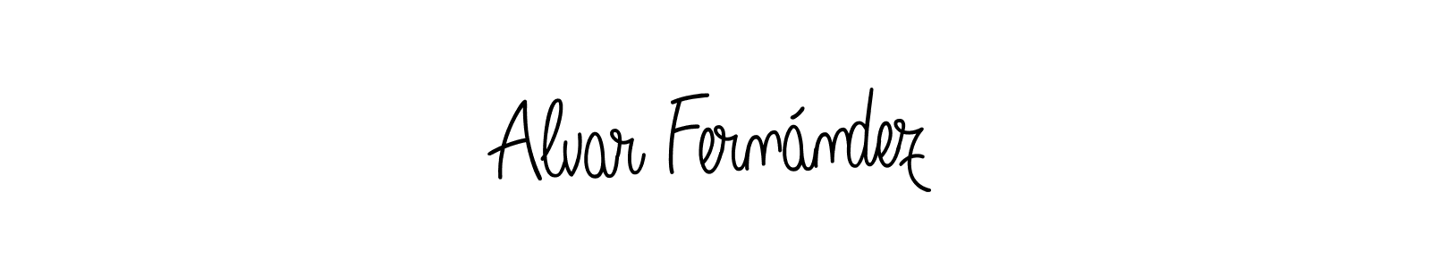 Make a beautiful signature design for name Alvar Fernández. With this signature (Angelique-Rose-font-FFP) style, you can create a handwritten signature for free. Alvar Fernández signature style 5 images and pictures png