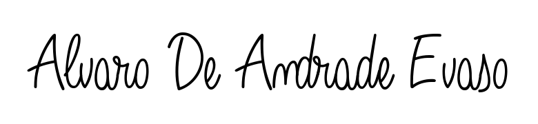 Enhance your business communications with Alvaro De Andrade Evaso signature in Angelique-Rose-font-FFP lettering. Clean, modern, and universally compatible. Alvaro De Andrade Evaso signature style 5 images and pictures png