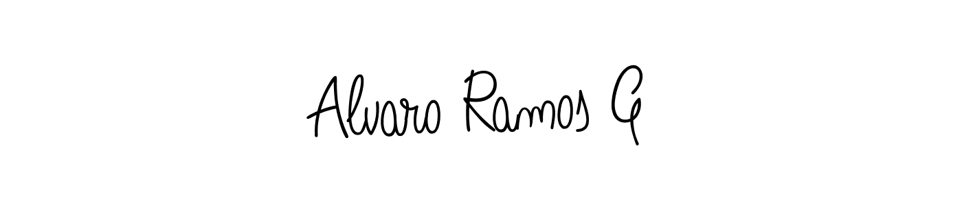 It looks lik you need a new signature style for name Alvaro Ramos G. Design unique handwritten (Angelique-Rose-font-FFP) signature with our free signature maker in just a few clicks. Alvaro Ramos G signature style 5 images and pictures png